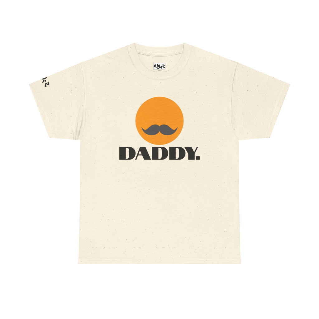 Daddy Mustache T-Shirt — Funny Father’s Day Tee with Retro Sun Graphic