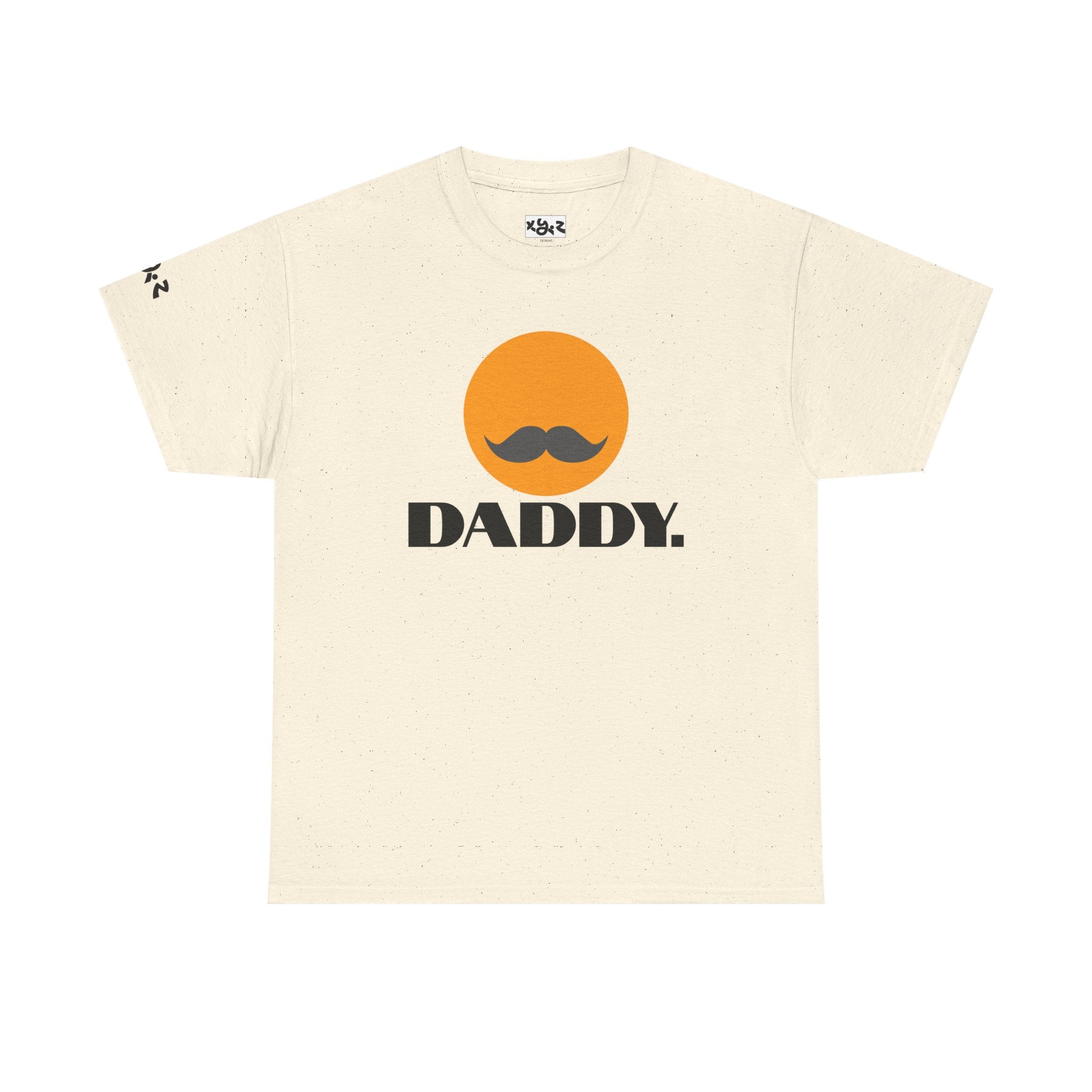 Daddy Mustache T-Shirt — Funny Father’s Day Tee with Retro Sun Graphic