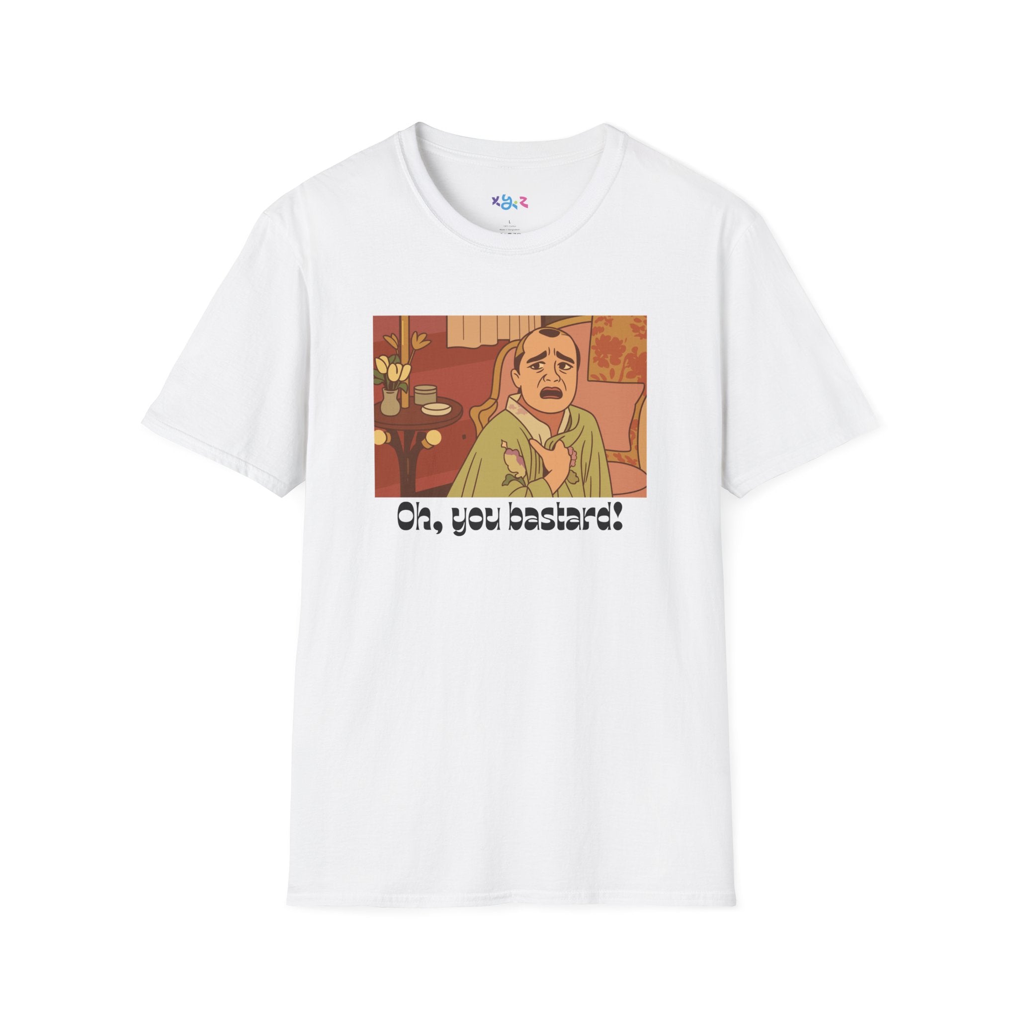 Graphic T-Shirt — Retro Cartoon 'Oh, you bastard!' Funny Vintage Tee