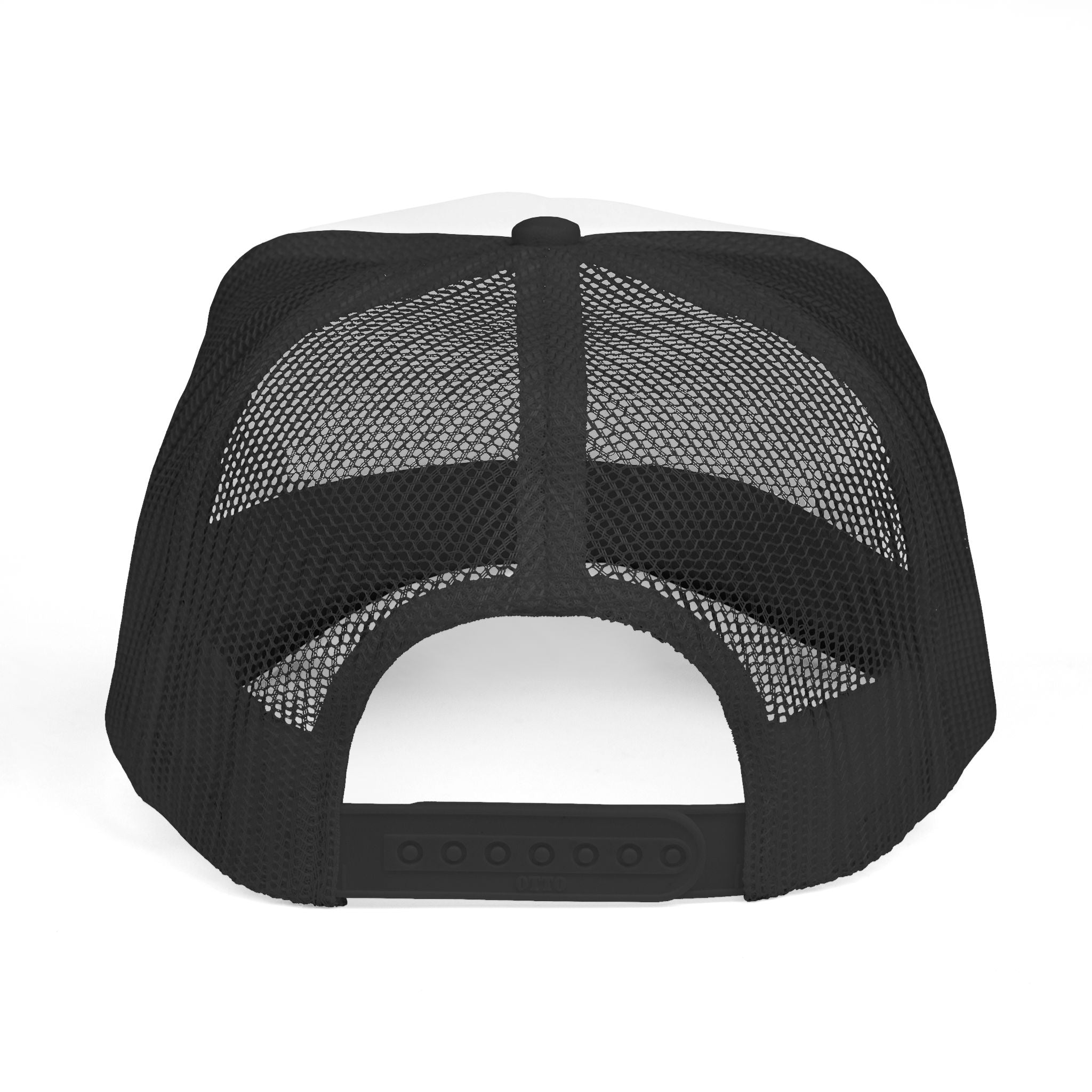 Retro Colorful XYZ Trucker Cap — 90s Graffiti Logo Mesh Hat