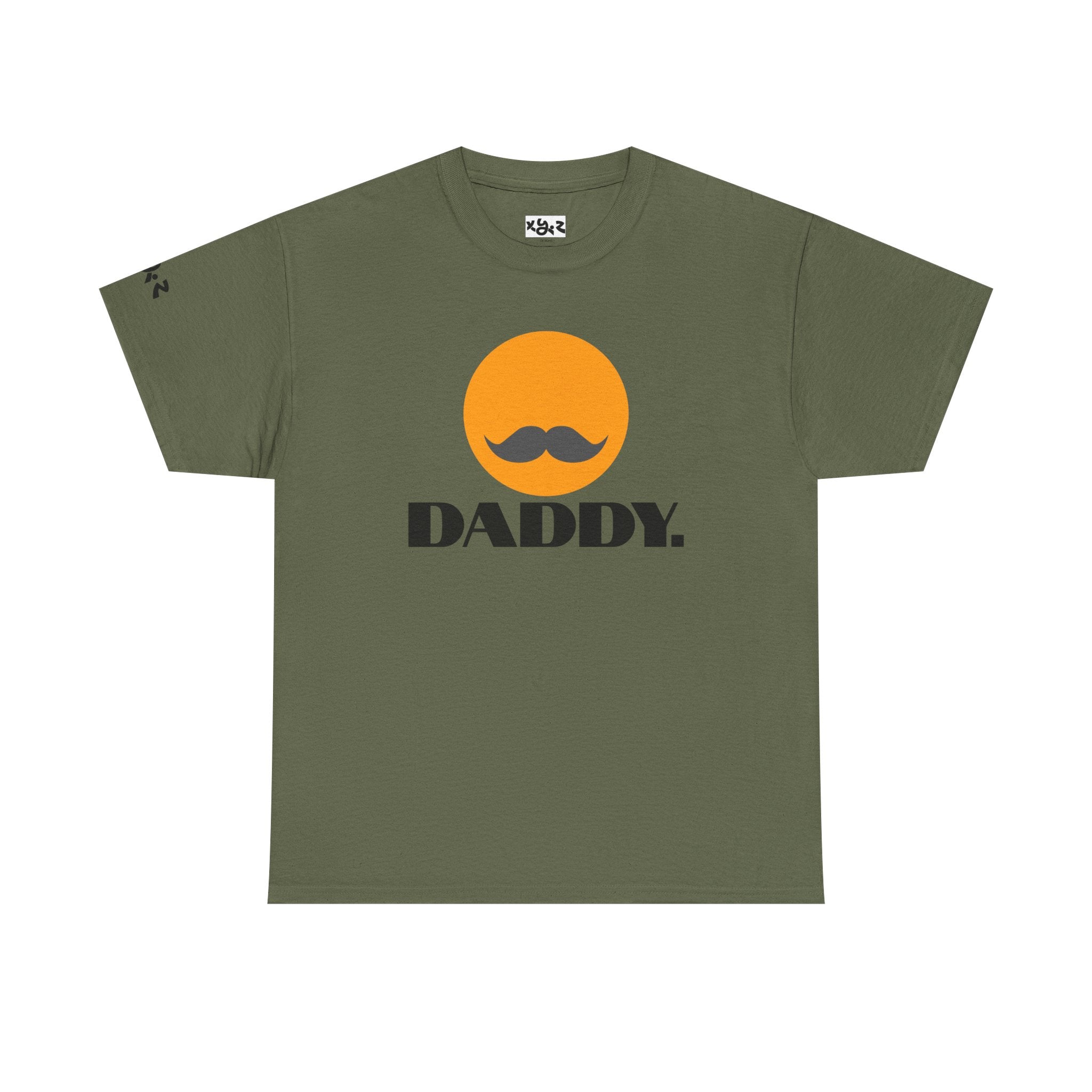 Daddy Mustache T-Shirt — Funny Father’s Day Tee with Retro Sun Graphic