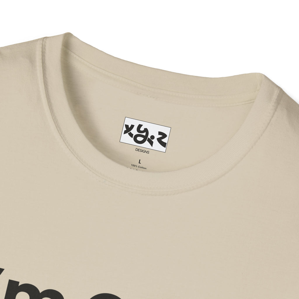 I’m OCD text shirt T-Shirt | Minimal typography, white tee