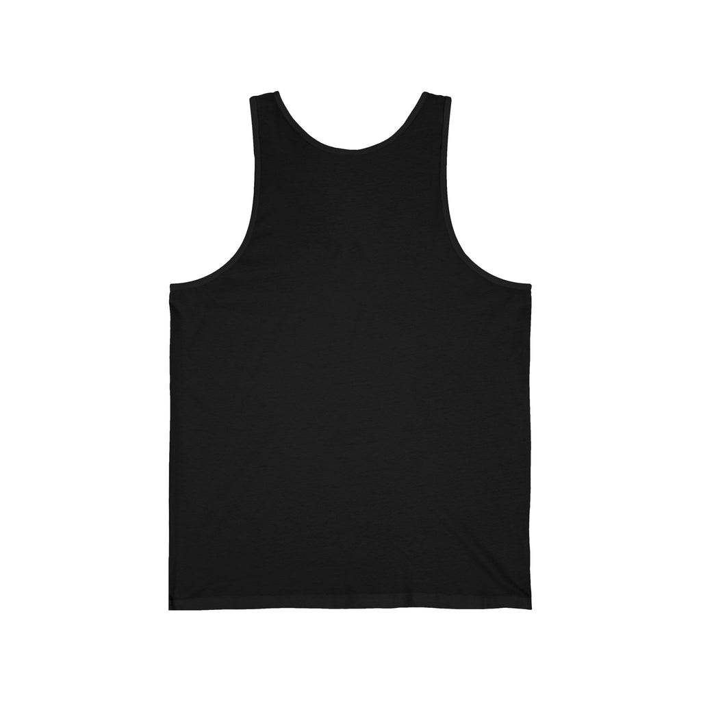 Chaos Academy Graphic Tank Top — Streetwear Athletic Summer Tank with Red Script Logo