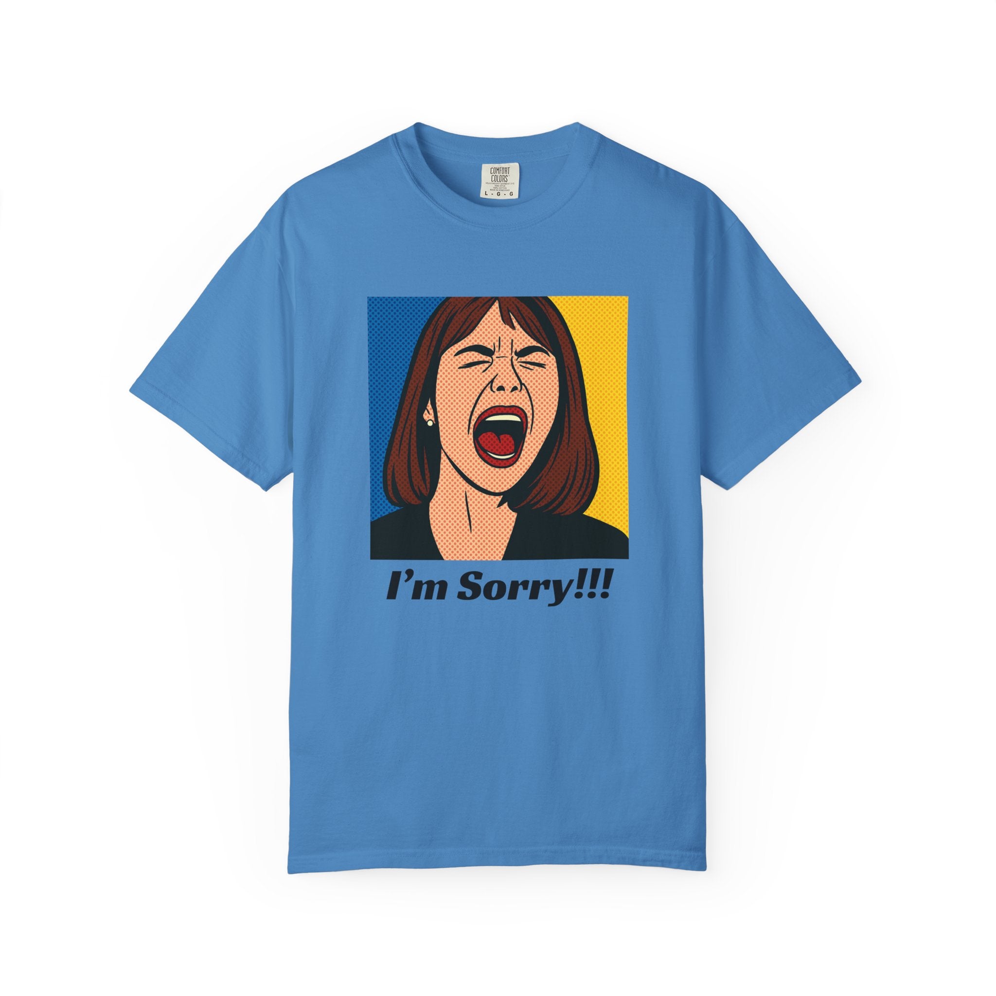 Graphic T-Shirt — Pop Art 'I'm Sorry!!!' Scream Design