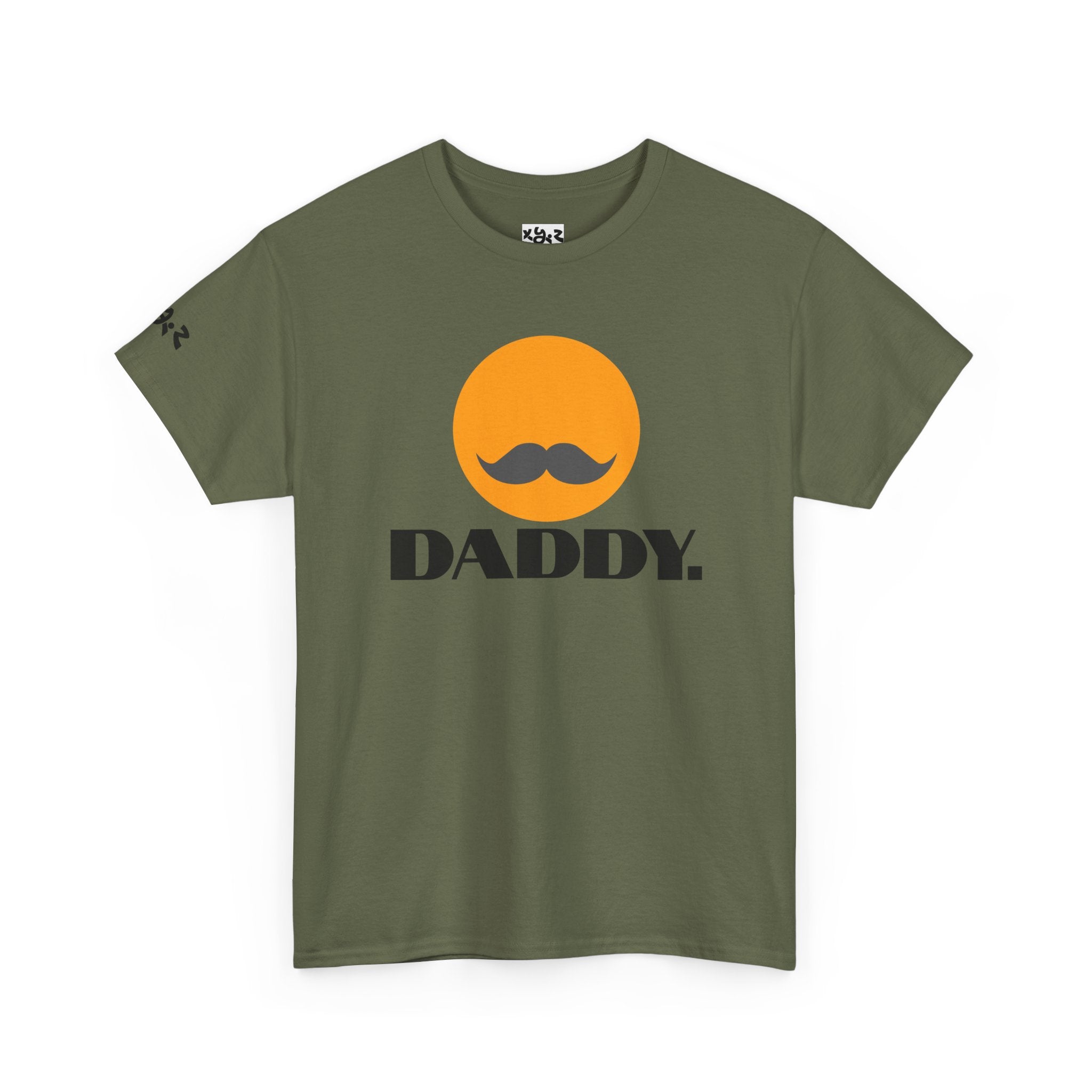 Daddy Mustache T-Shirt — Funny Father’s Day Tee with Retro Sun Graphic