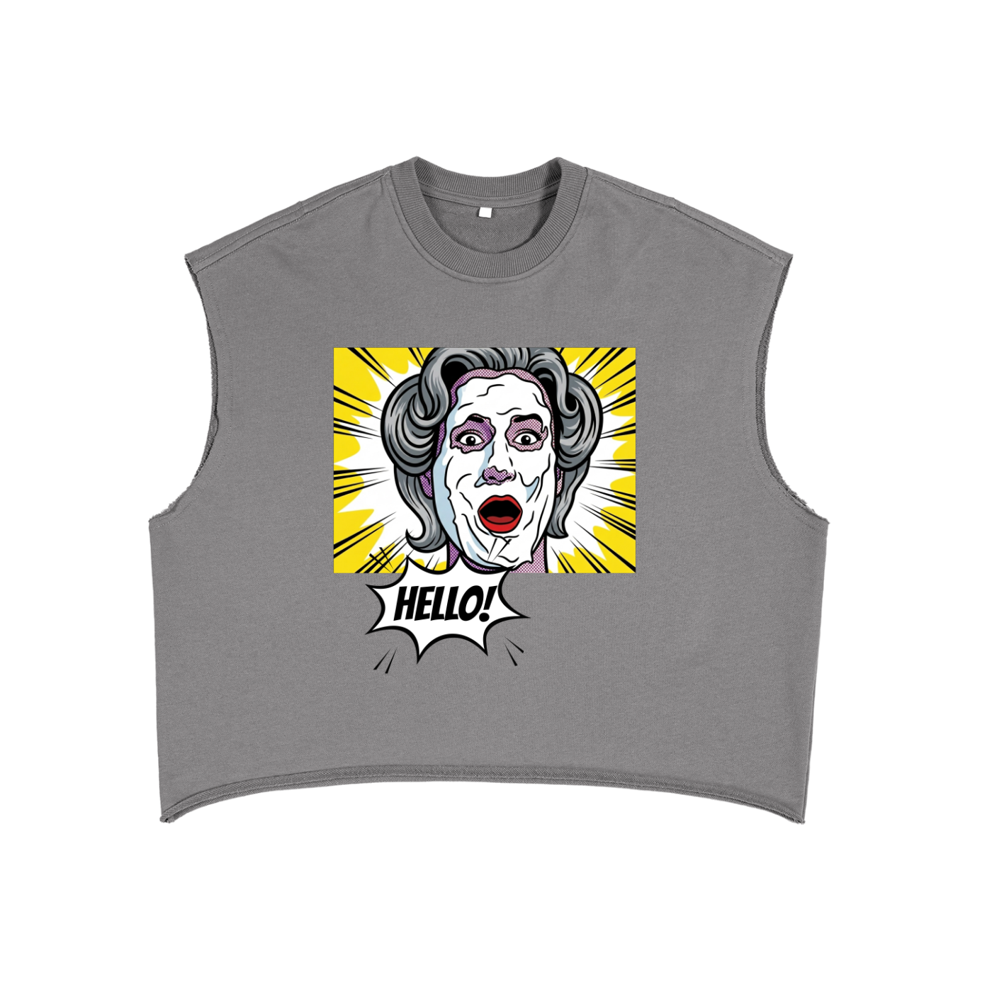 French Terry Boxy Tank Top