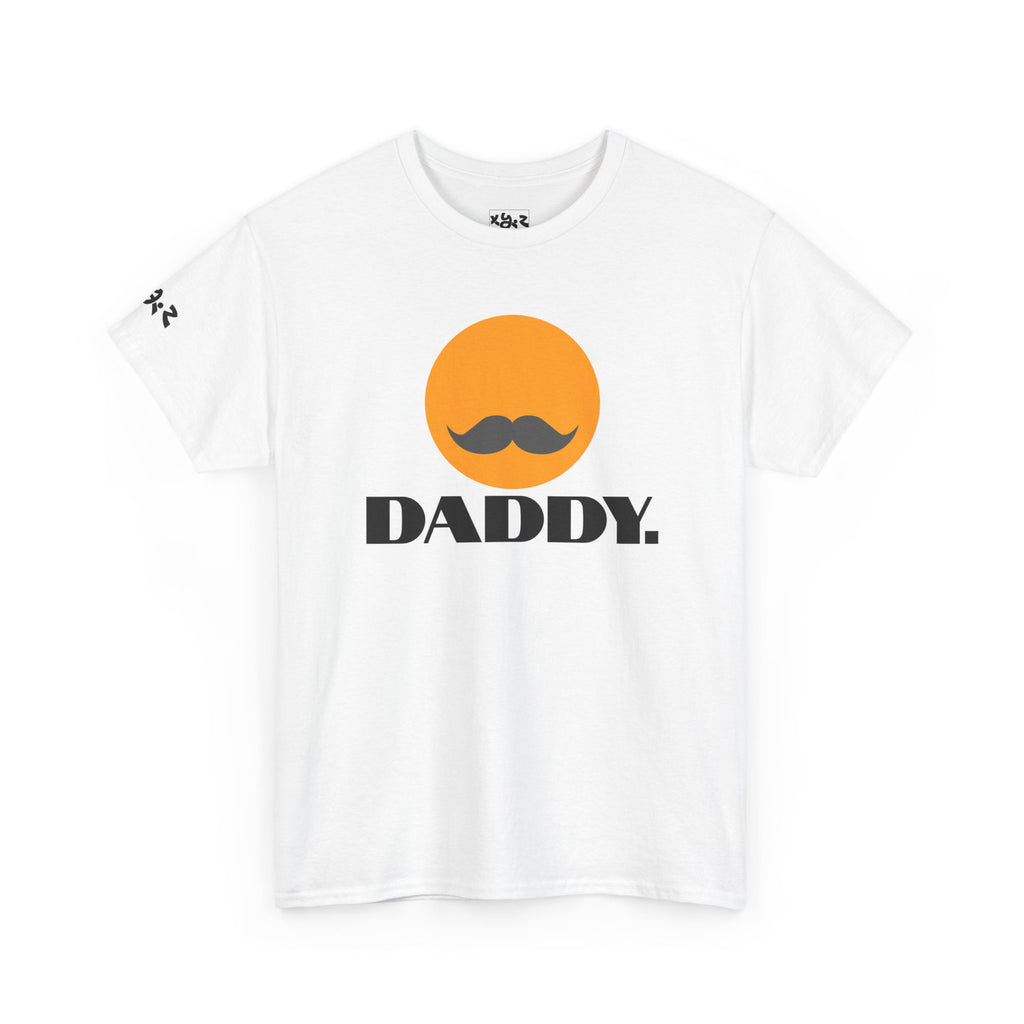 Daddy Mustache T-Shirt — Funny Father’s Day Tee with Retro Sun Graphic