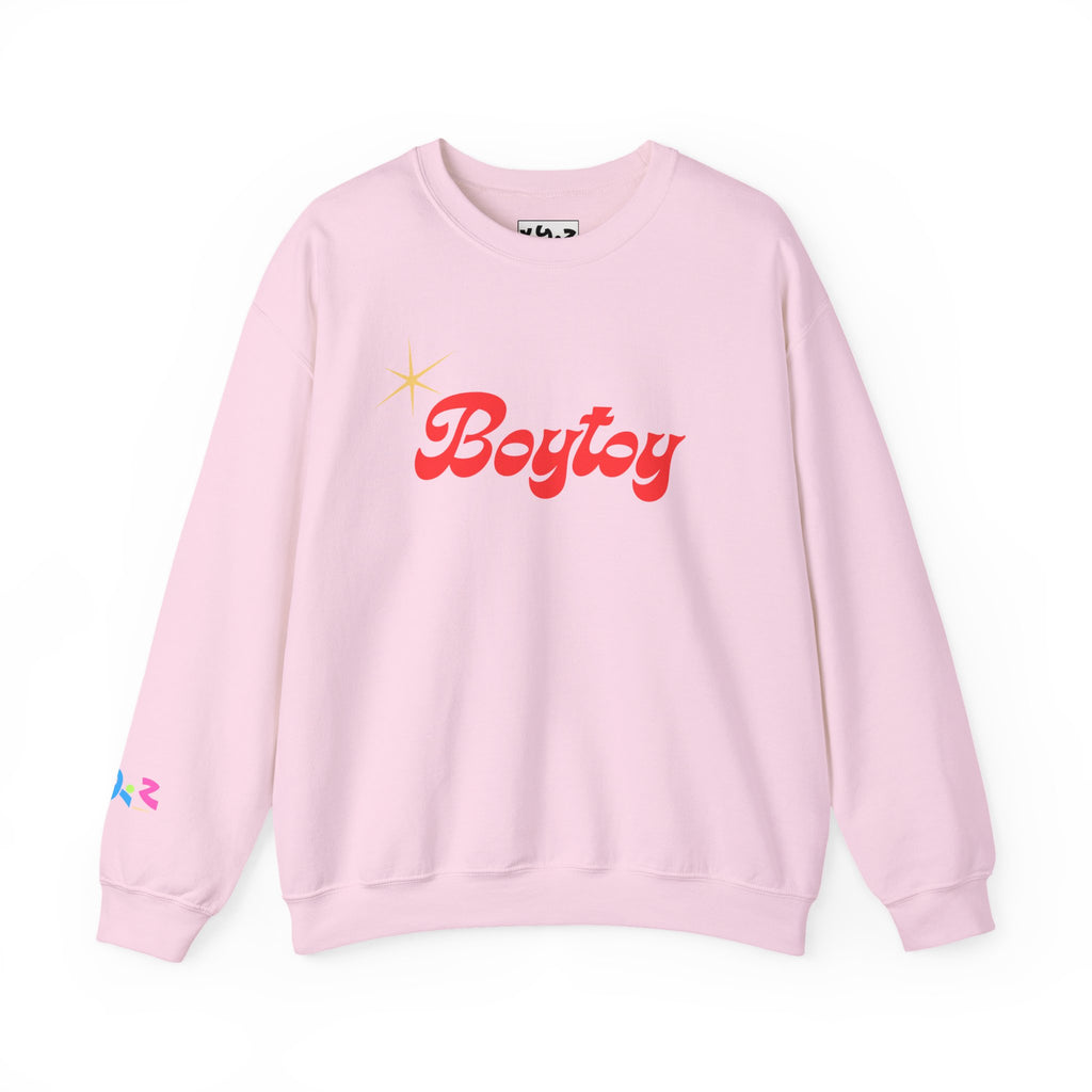 Boytoy Retro Logo Crewneck Sweatshirt — Vintage Script Graphic Sweatshirt