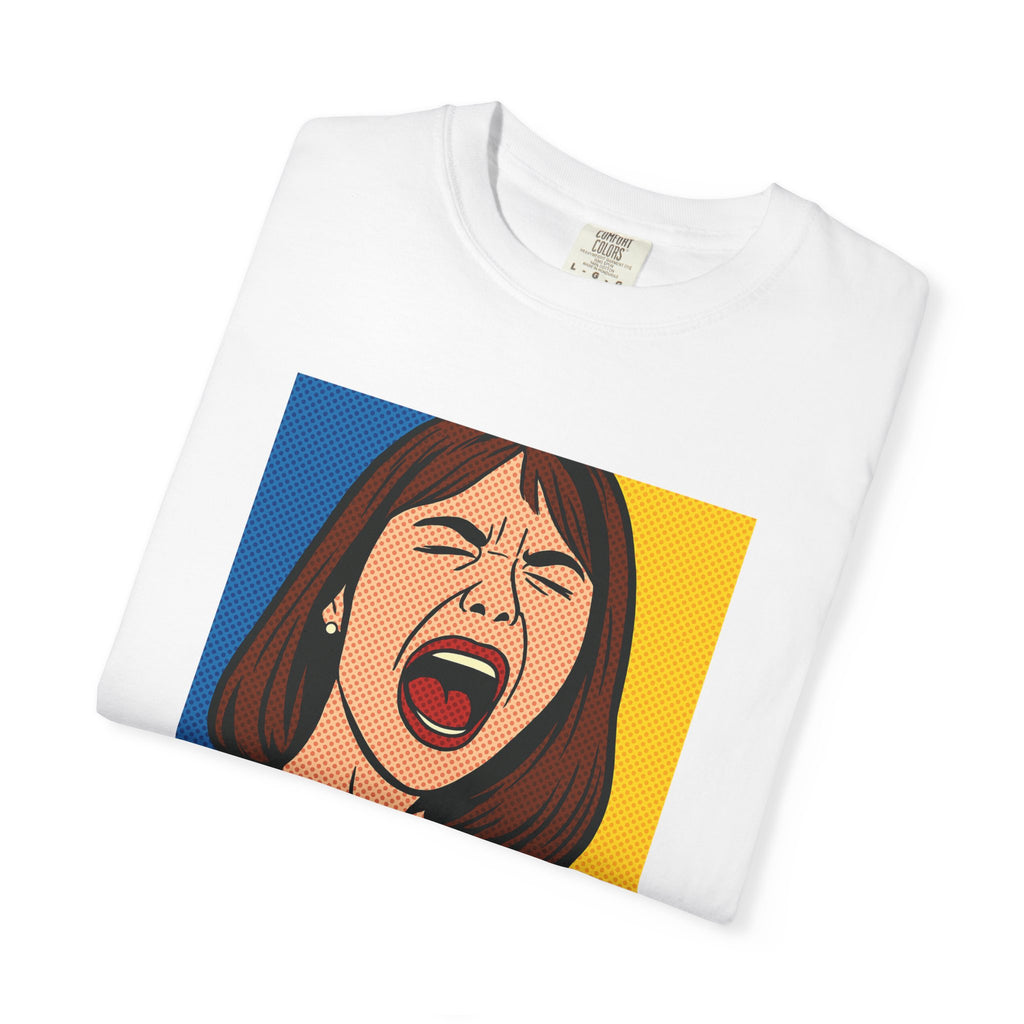 Graphic T-Shirt — Pop Art 'I'm Sorry!!!' Scream Design