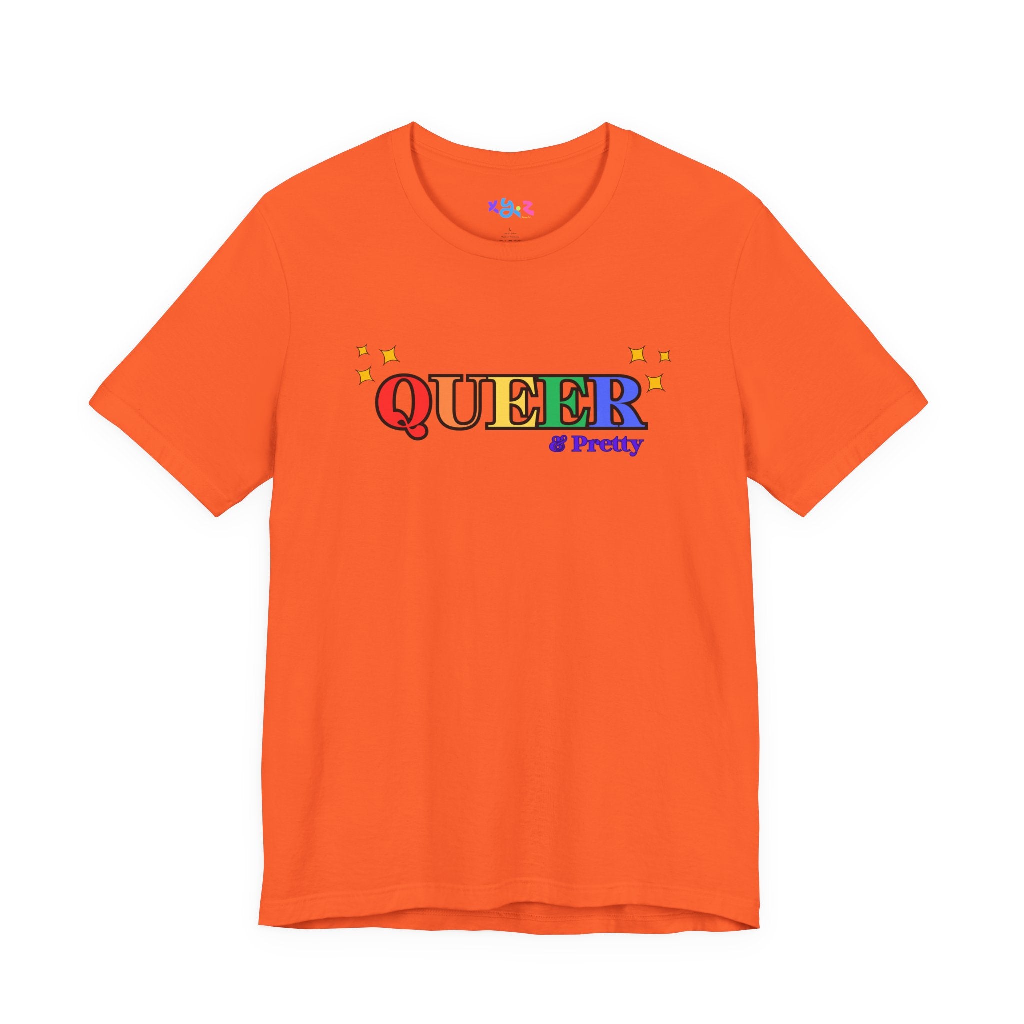 Queer & Pretty Rainbow Tee — LGBTQ+ Pride Graphic T-Shirt