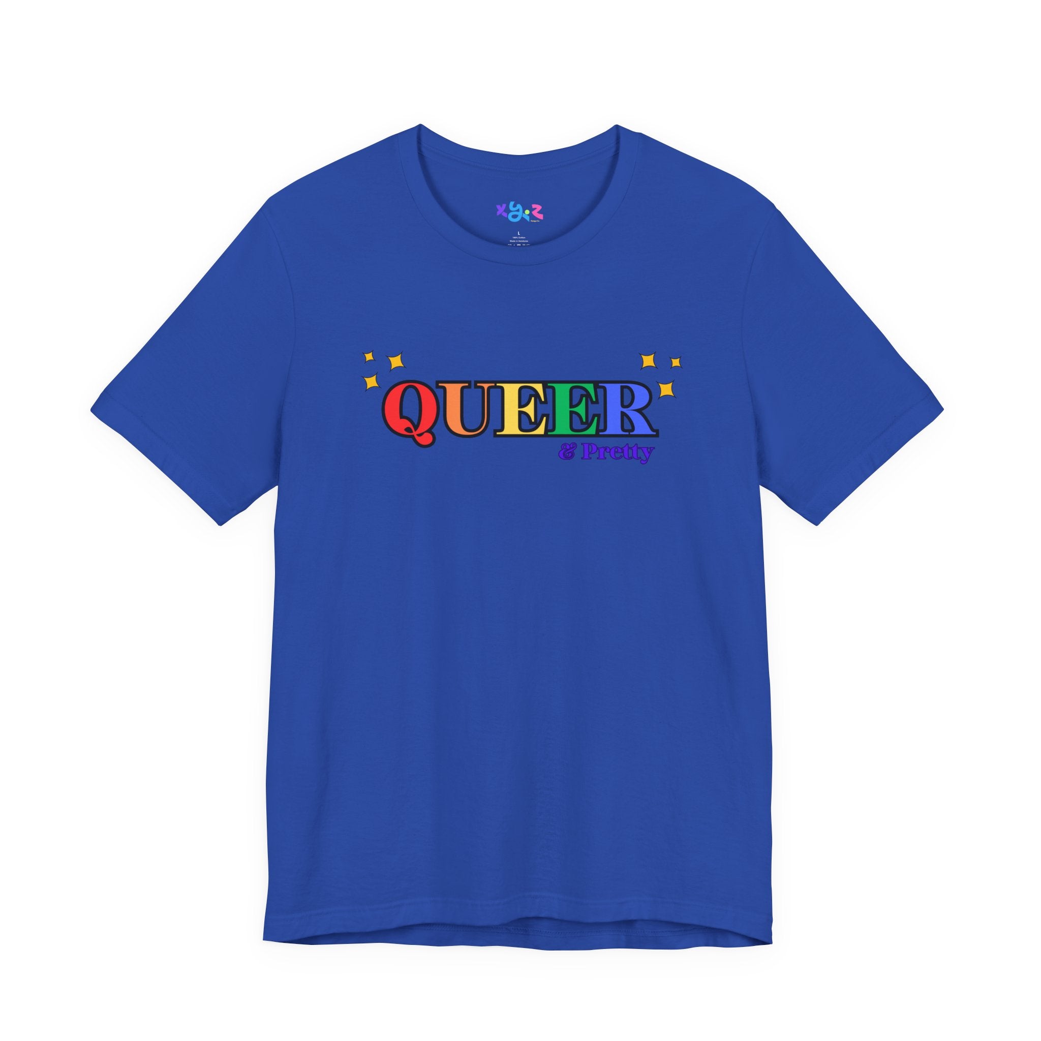Queer & Pretty Rainbow Tee — LGBTQ+ Pride Graphic T-Shirt