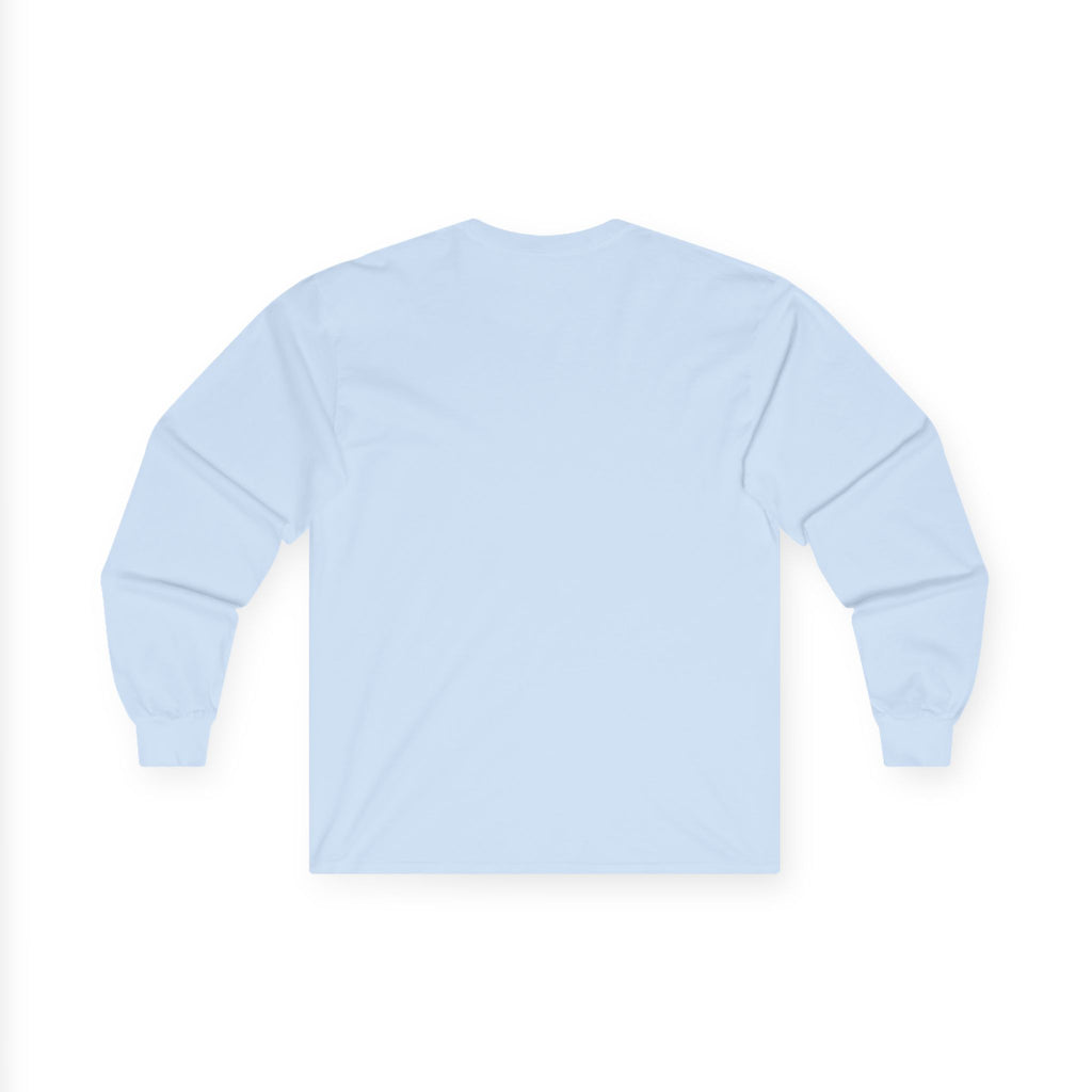 Long Sleeve Tee — 'You're a Virgin Who Can't Drive' Retro Portrait Graphic