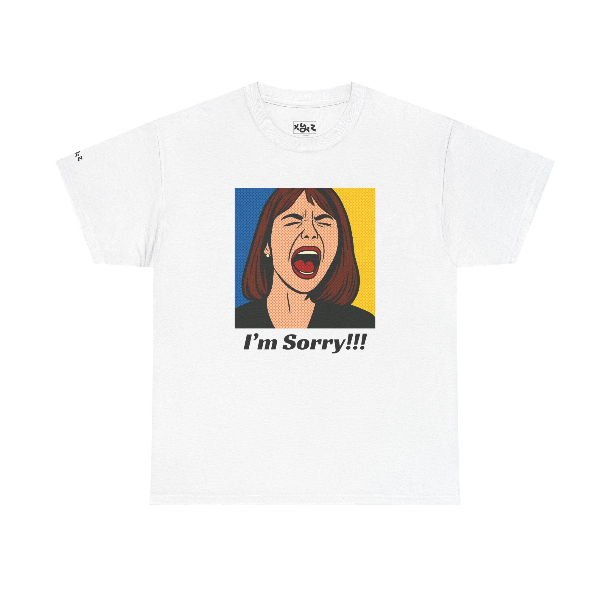 I'm Sorry!!! Graphic Tee — Pop Art Apology T-Shirt