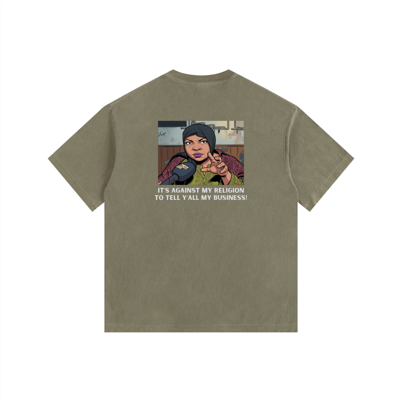 Vintage Washed Oversized Cotton T-Shirt