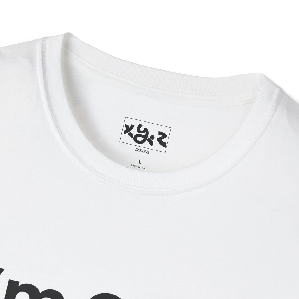 I’m OCD text shirt T-Shirt | Minimal typography, white tee