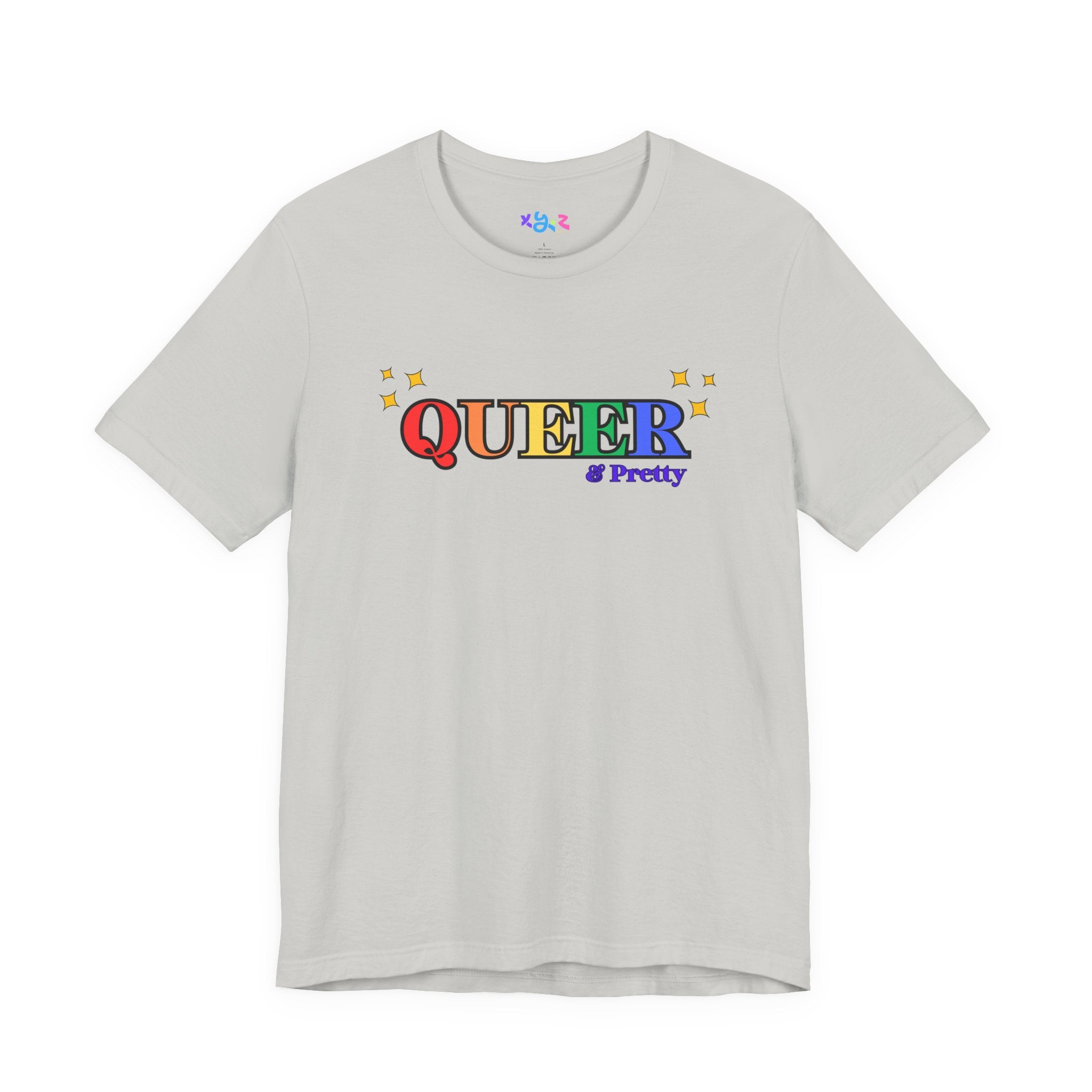Queer & Pretty Rainbow Tee — LGBTQ+ Pride Graphic T-Shirt