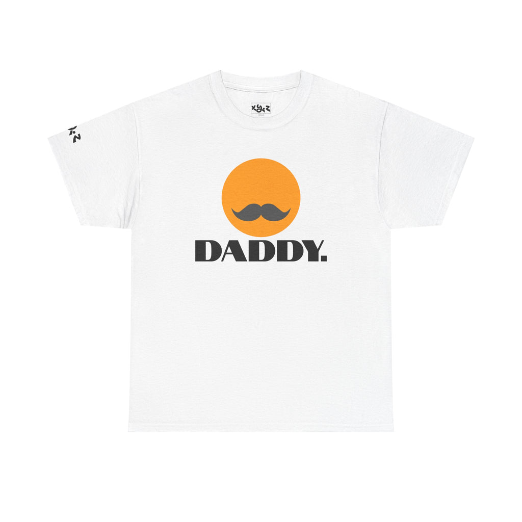 Daddy Mustache T-Shirt — Funny Father’s Day Tee with Retro Sun Graphic