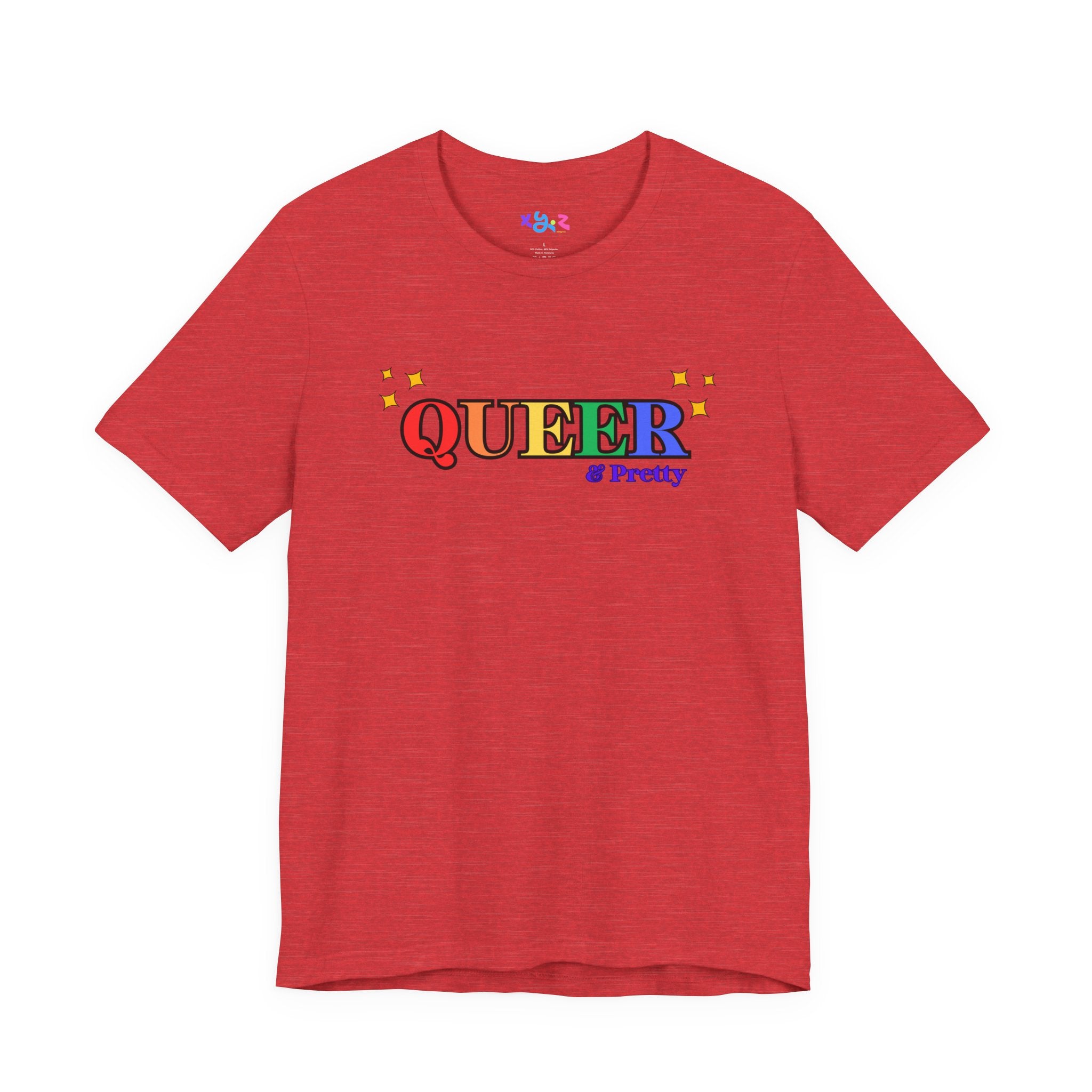 Queer & Pretty Rainbow Tee — LGBTQ+ Pride Graphic T-Shirt