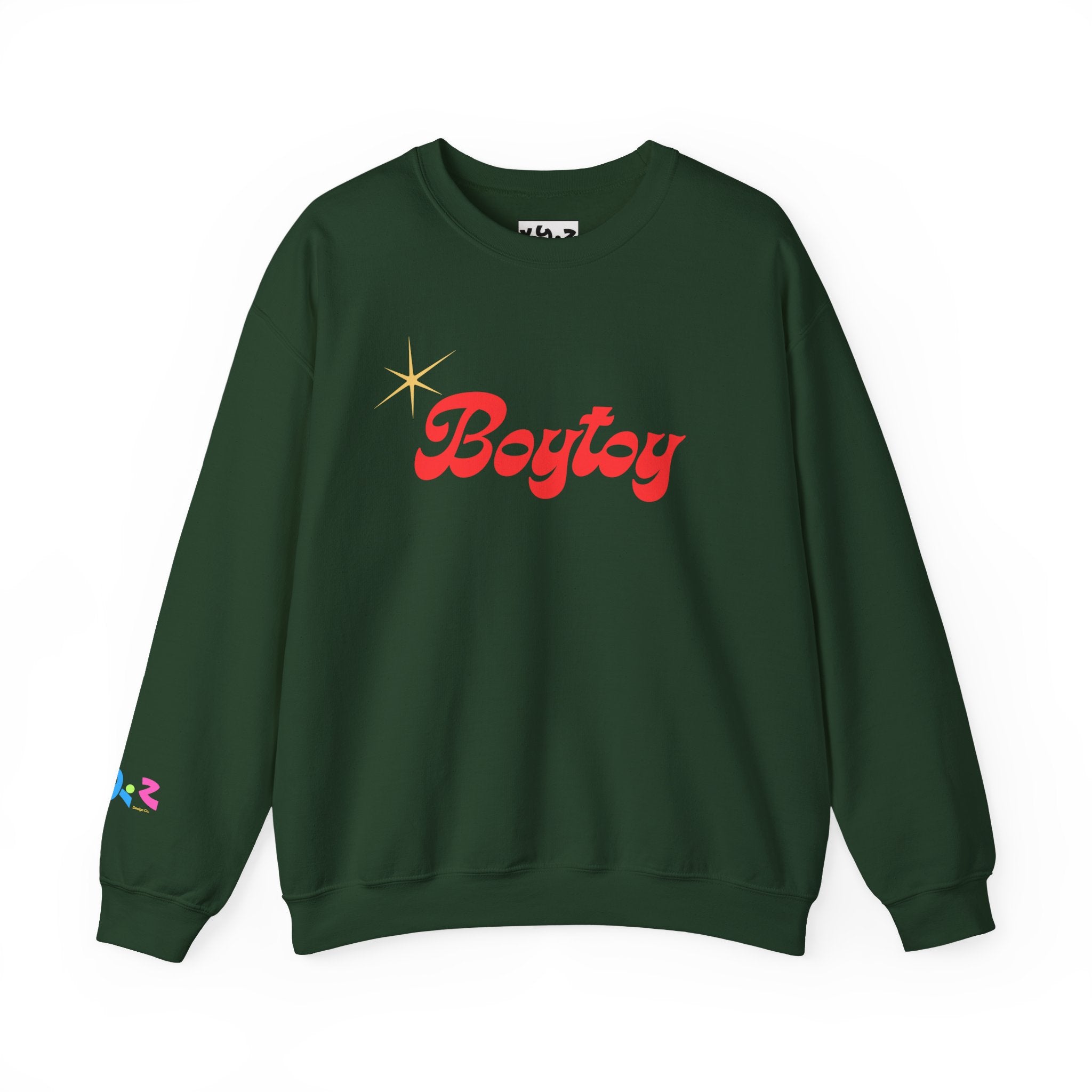 Boytoy Retro Logo Crewneck Sweatshirt — Vintage Script Graphic Sweatshirt