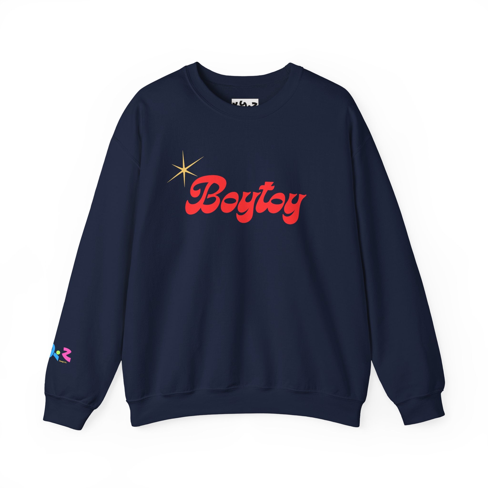 Boytoy Retro Logo Crewneck Sweatshirt — Vintage Script Graphic Sweatshirt
