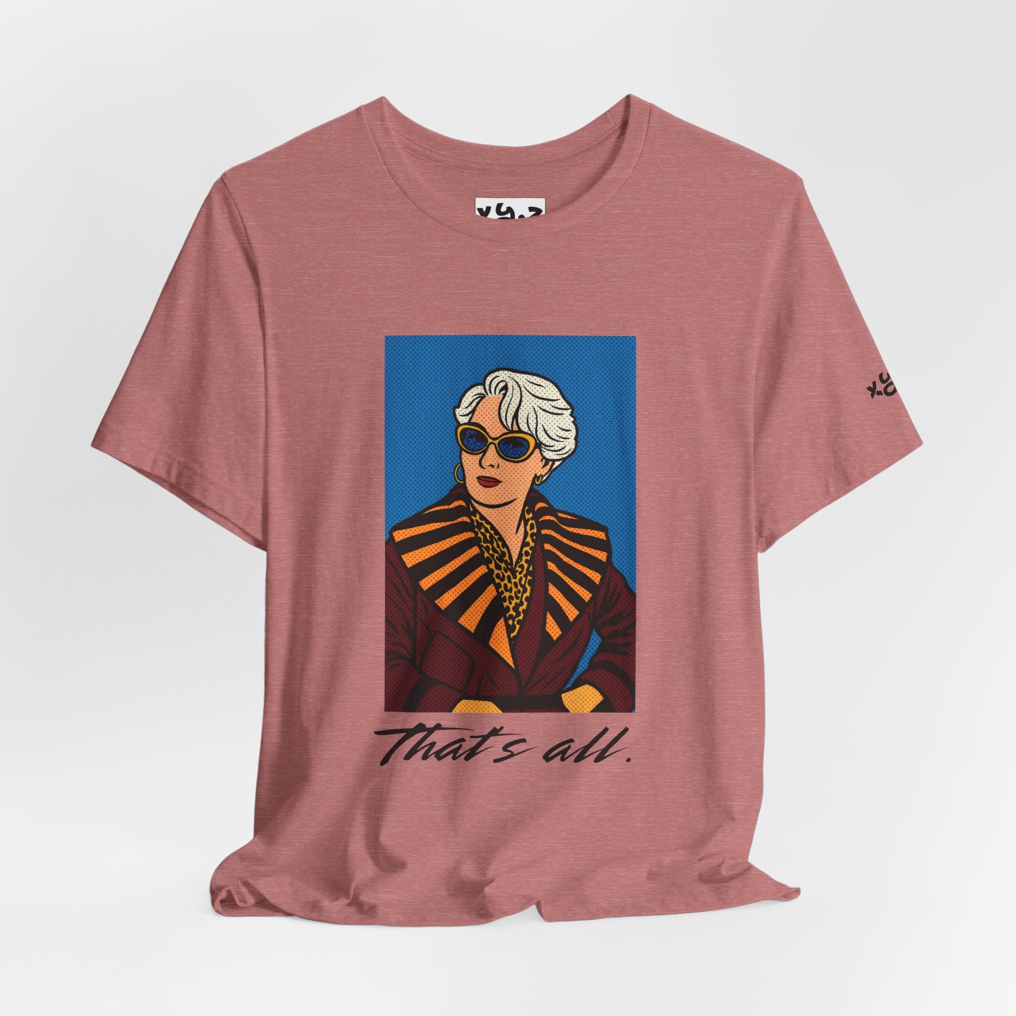 Graphic Tee — "That's All." Vintage Glam Portrait Shirt