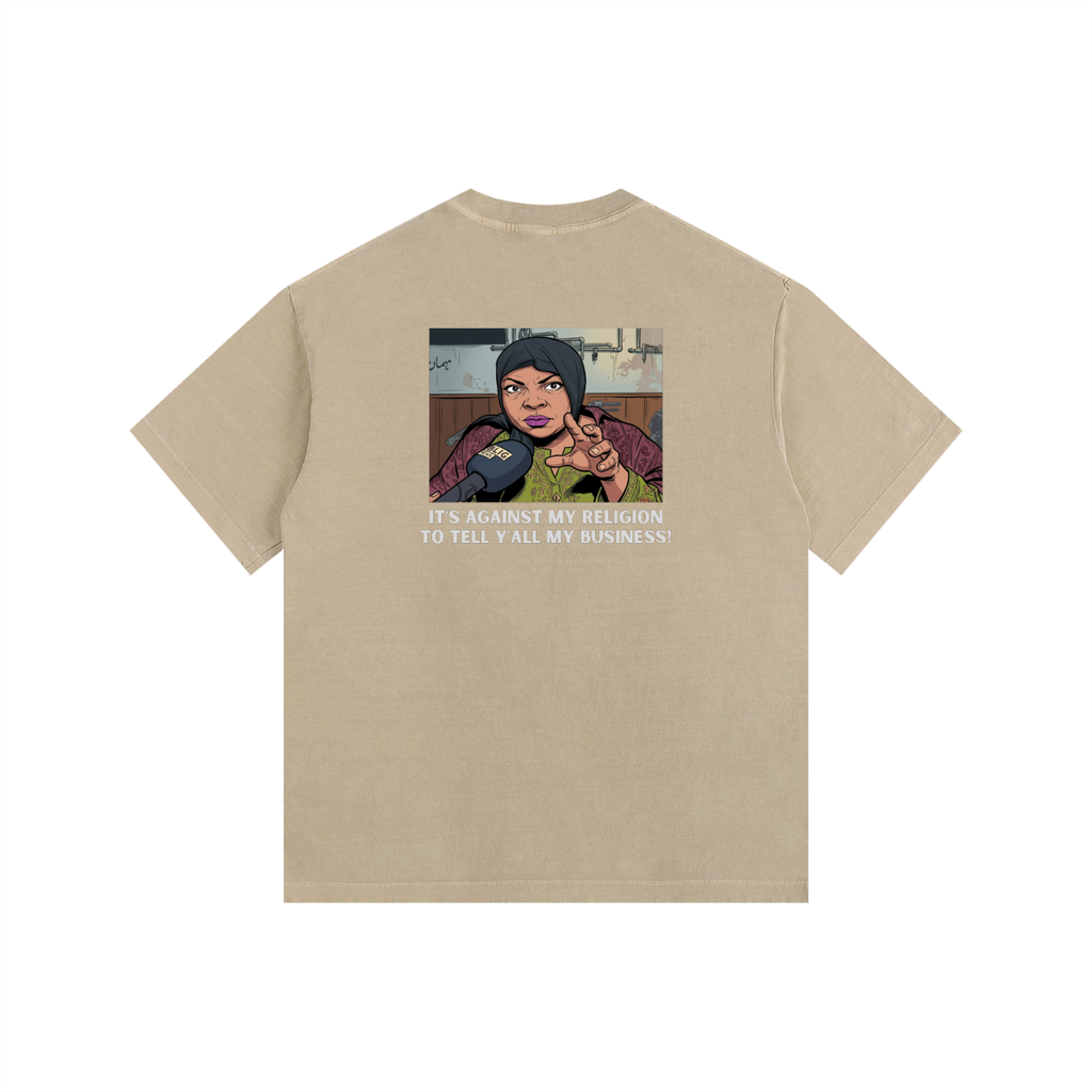 Vintage Washed Oversized Cotton T-Shirt