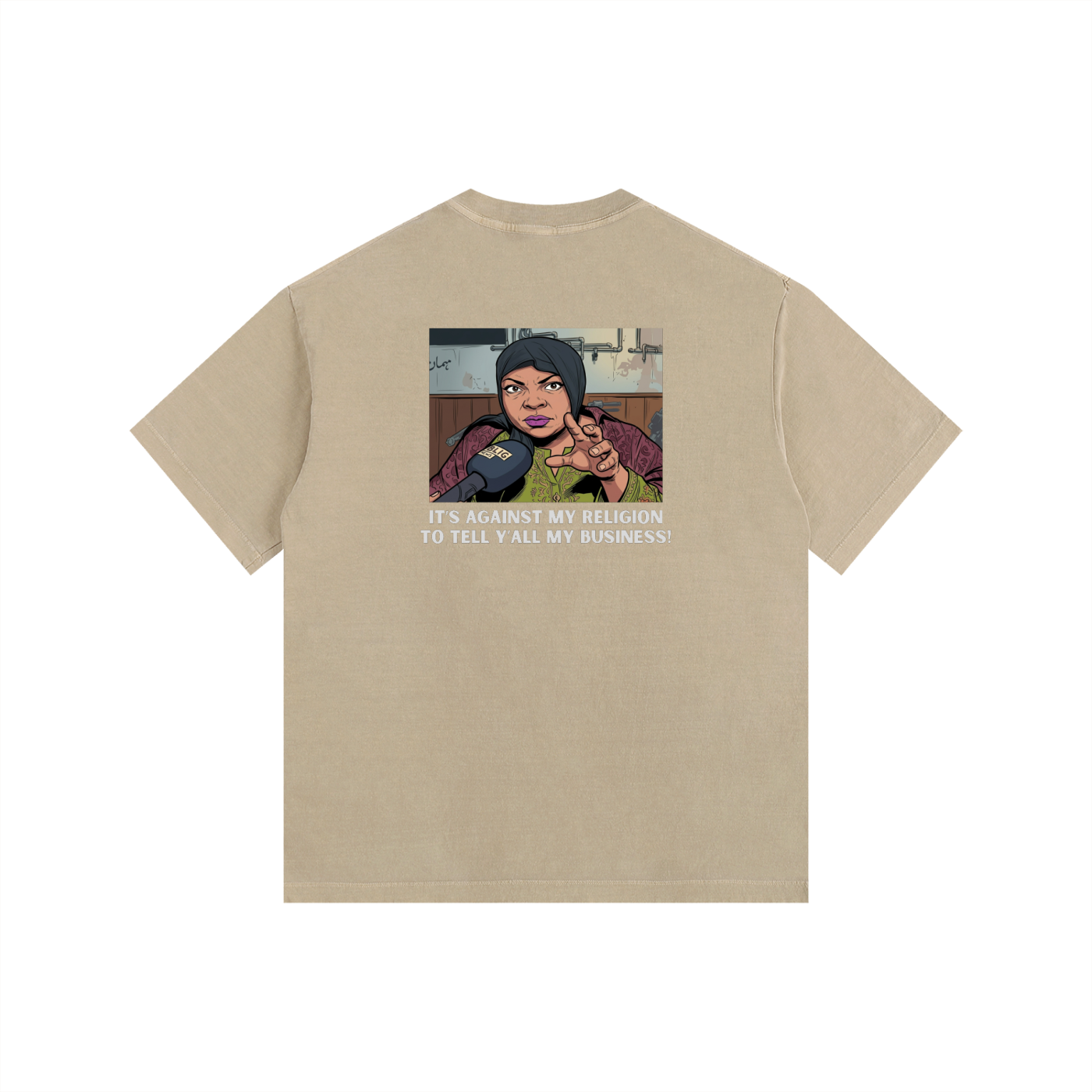 Vintage Washed Oversized Cotton T-Shirt